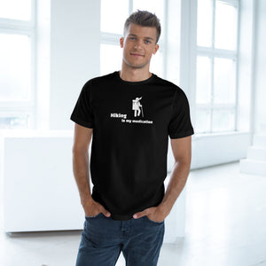 “Hiking is my Medication” Unisex Deluxe T-shirt