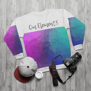Om Element5 colors Unisex Sweatshirt: "Wear Nature Meets Mind"