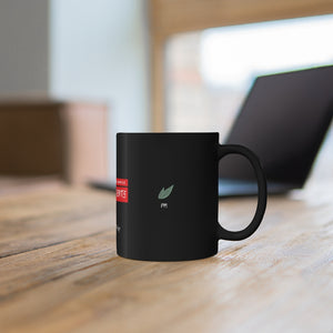 Sip Mindfully Black Mug- 11oz