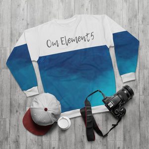 Om Element5 Unisex Aqua Sweatshirt