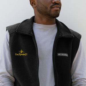 Men’s “Nature meets mind” Columbia fleece vest