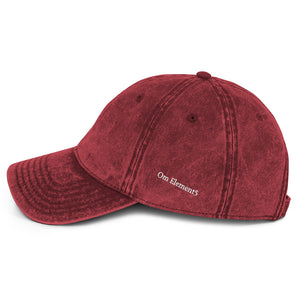 Unisex Om Palm Print Vintage Cotton Twill Cap