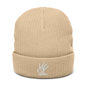 Recycled Ribbed knit beanie