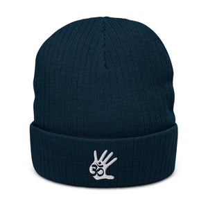 Recycled Ribbed knit beanie