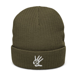Recycled Ribbed knit beanie