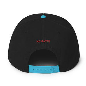 Unisex Minimalist Palm Print Snapback Hat