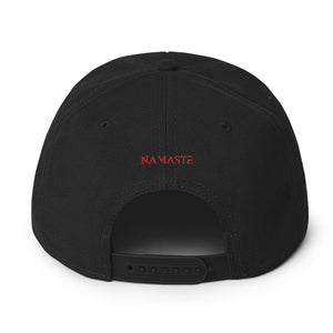 Unisex Minimalist Palm Print Snapback Hat