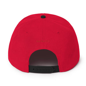 Unisex Minimalist Palm Print Snapback Hat