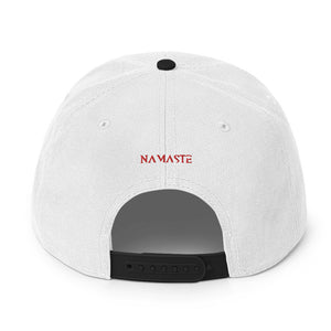 Unisex Minimalist Palm Print Snapback Hat