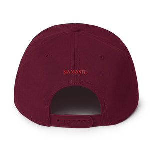 Unisex Minimalist Palm Print Snapback Hat