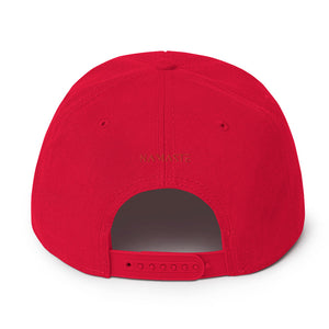 Unisex Minimalist Palm Print Snapback Hat