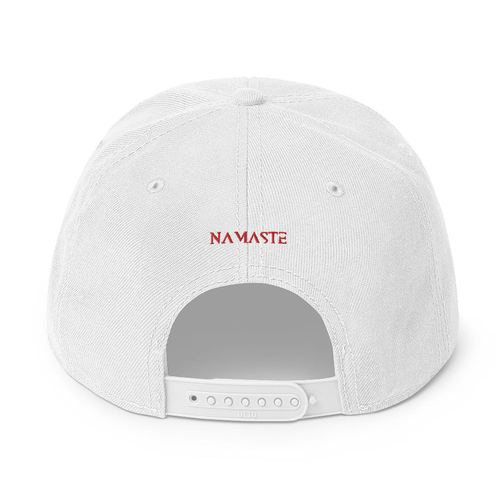 Unisex Minimalist Palm Print Snapback Hat