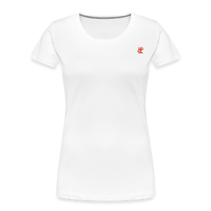 Women’s Premium PalmPrint Organic T-Shirt - white