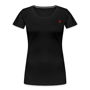 Women’s Premium PalmPrint Organic T-Shirt - black