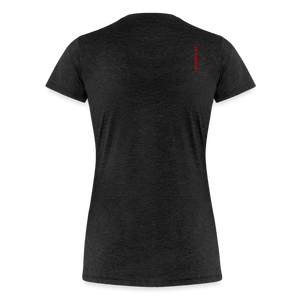 Women’s Premium PalmPrint Organic T-Shirt - charcoal grey