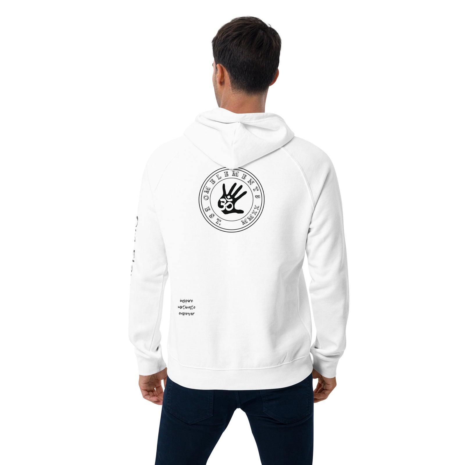 Unisex eco Palm Print hoodie