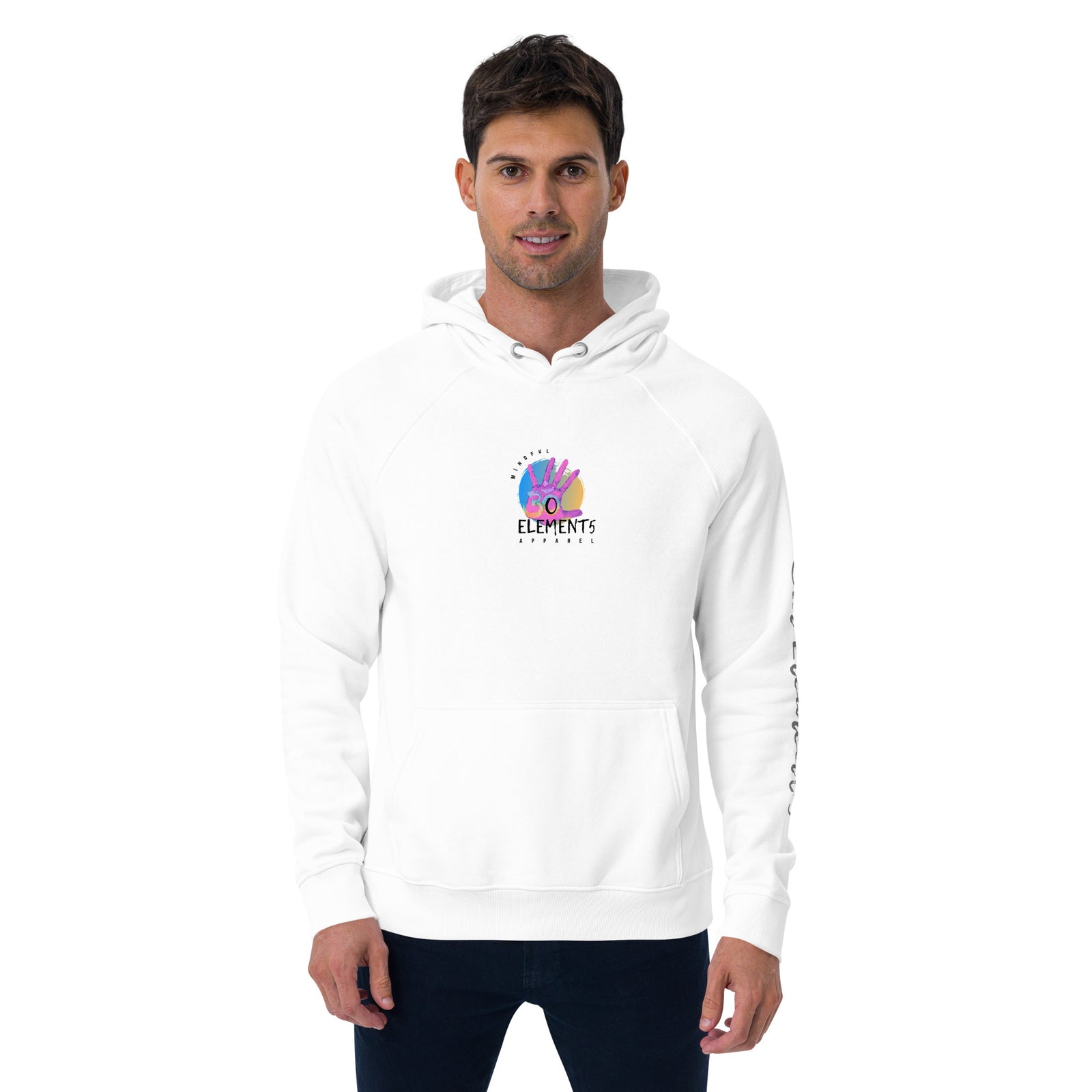 Unisex eco Palm Print hoodie